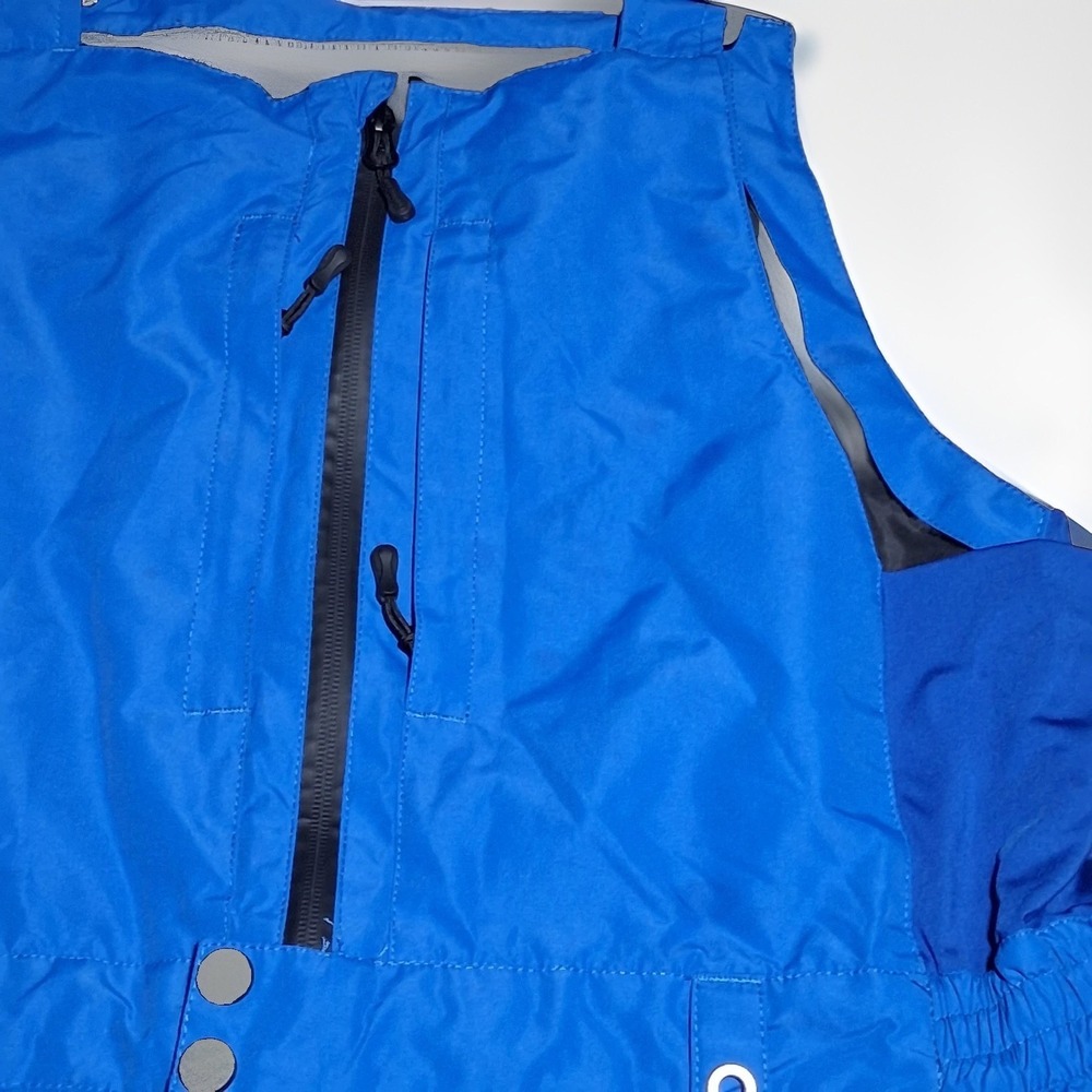 Free Soldier Mens Blue Insulated Ski‎ Bibs Snowboard Overalls Large Inseam 32 - Picture 6 of 16